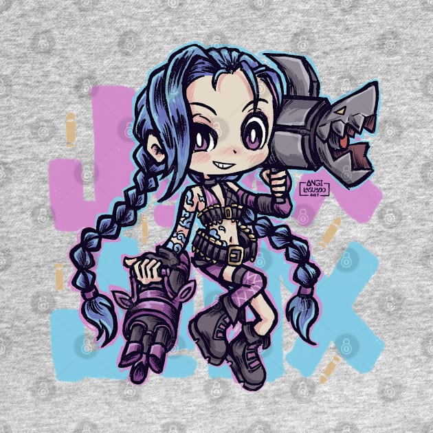 jinx chibi by Angi.Laguado